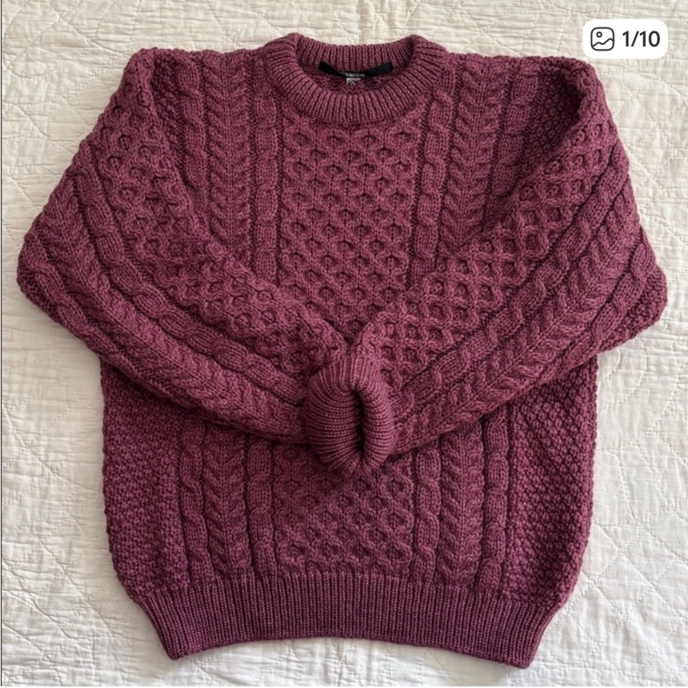 Kenzie Wool Cable Knit Sweater